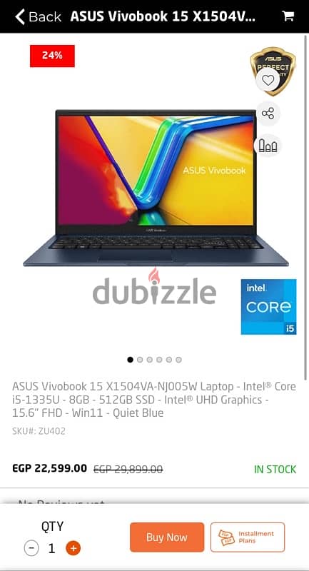 Asus Vivobook i5 7