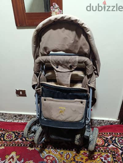 عربة أطفال توأم ماركة Graco