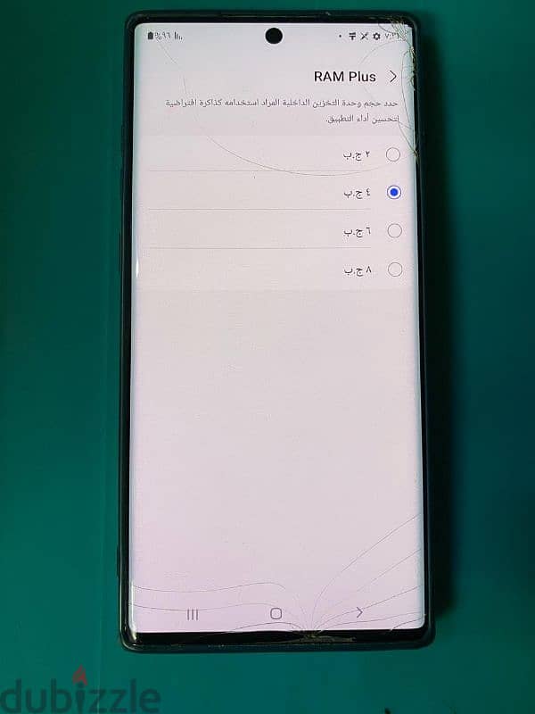 مساحة 256 رام 12 اعلي نسخه Samsung Note 10 plus 2