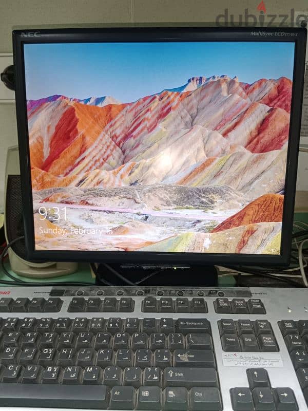 شاشة كمبيوتر NEC Monitor LCD Multisync lcd 1770vx-BK 1