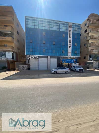 For rent, a shop of 245 m, Al-Geish Street, main gate 4, Al-Ahram Gardens