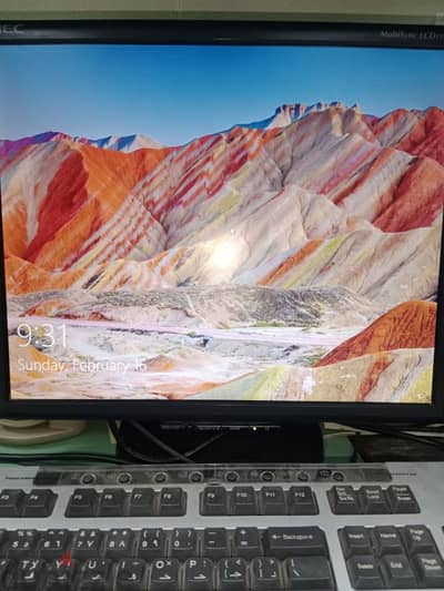 شاشة كمبيوتر NEC Monitor LCD Multisync lcd 1770vx-BK