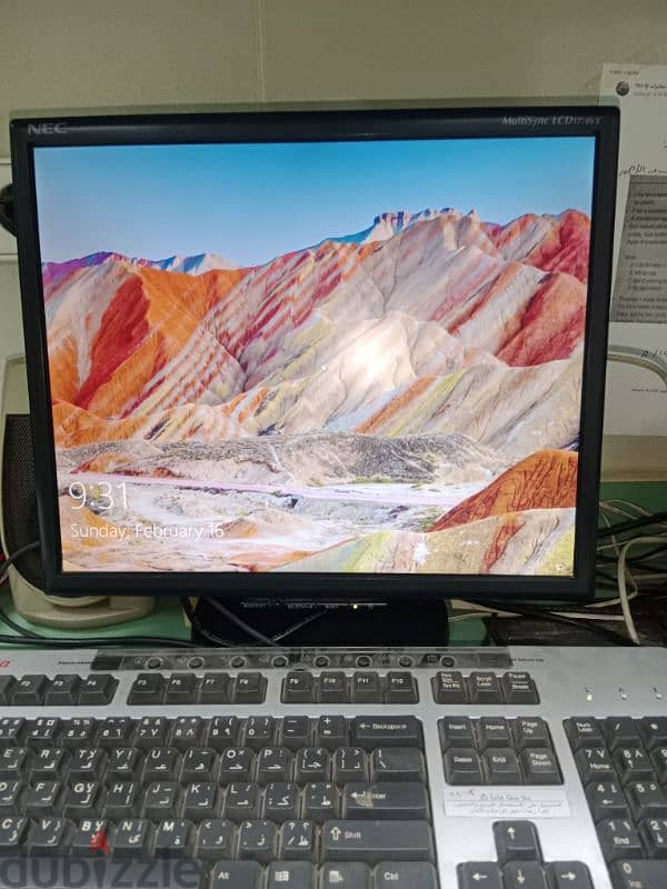 شاشة كمبيوتر NEC Monitor LCD Multisync lcd 1770vx-BK 1