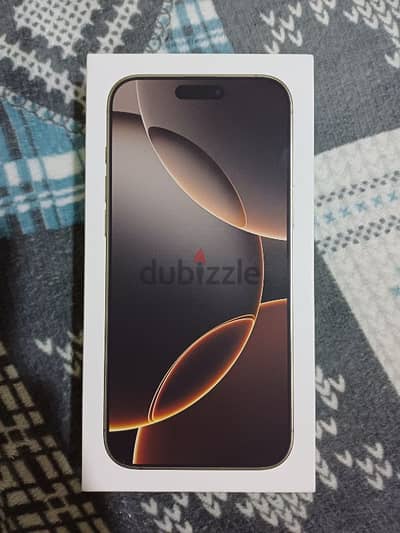 iphone 16 pro max 256 sealed desert titanium معفي من الجمارك