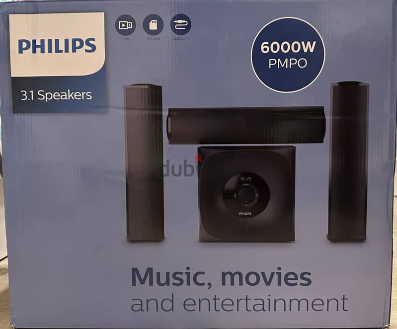 Speaker 3.1 philips . New 0