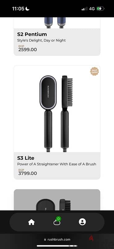 Rush Brush S3 Lite | Straightening Brush 5