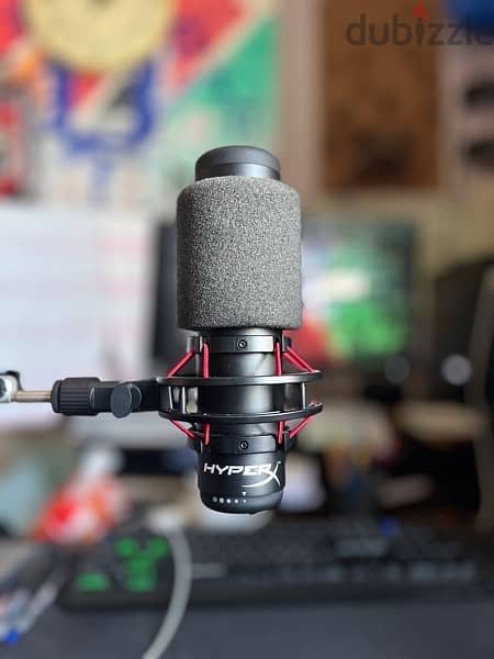 hyperx quadcast microphone مايك جيمنج 1