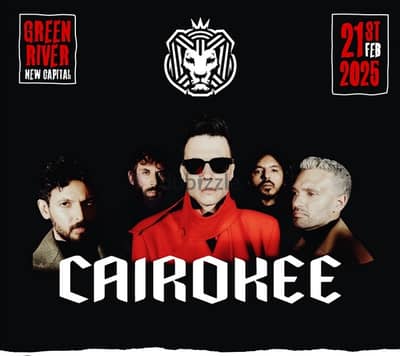 fanpit tickets for cairokee 21/2/2025 تذاكر حفله كايروكي فان