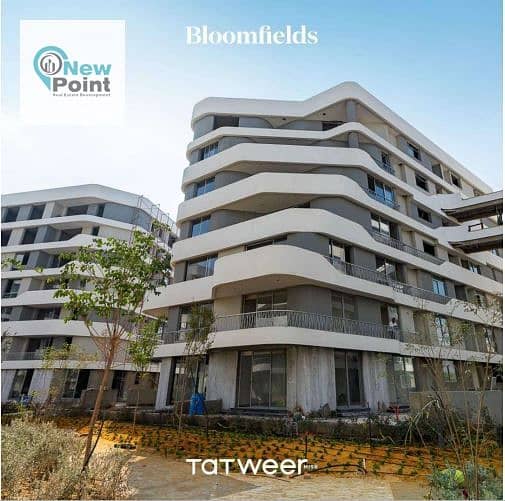 With a 10% down payment and installments over 10 years, own a 137-meter apartment in Bloomfields Compound, Tatweer Misr 0