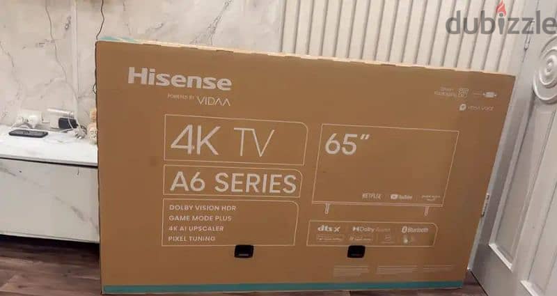 شاشة تليفزيون هايسنس 65 بوصة 4K سمارت 0