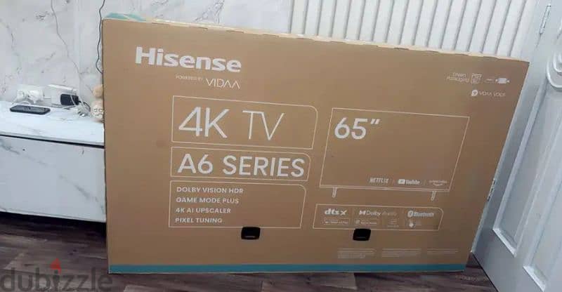 شاشة تليفزيون هايسنس 65 بوصة 4K سمارت 1