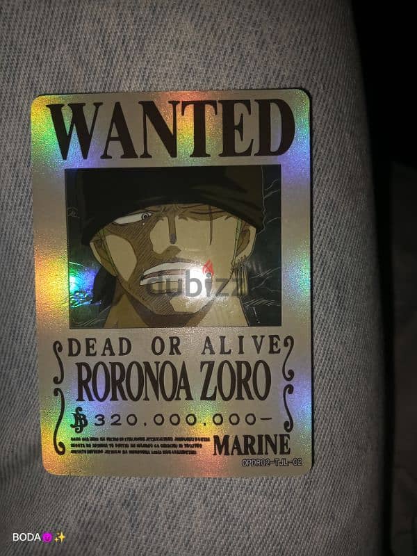 wanted Zoro 0