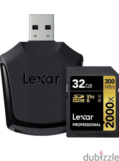 Lexar sd card 32gb 2000x with reader