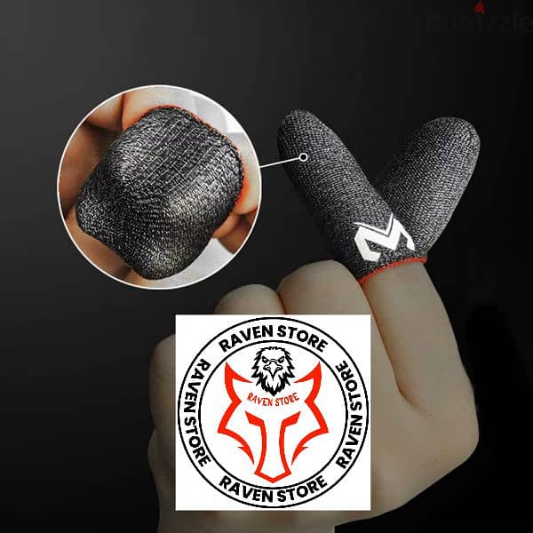 MEMO Silver Fiber Gaming Finger Sleeve for Finger Cover 4