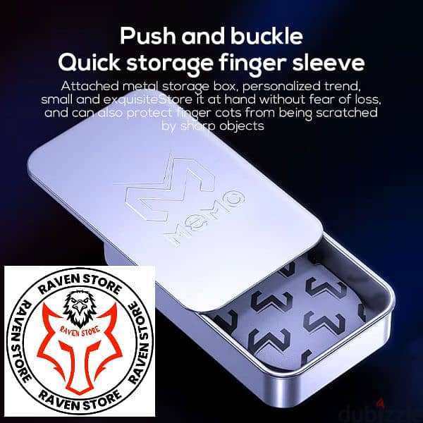 MEMO Finger Sleeve Sweatproof Fingertips Anti-slip 2