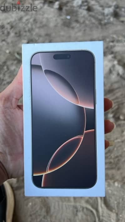 iPhone 16 pro max 256جيجا مبرشم عربي إنجليزي