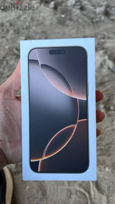 iPhone 16 pro max 256جيجا مبرشم عربي إنجليزي 0