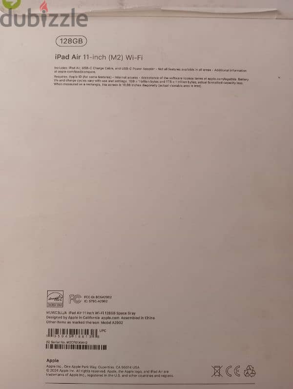 Ipad air M2 11-inch 128GB 2