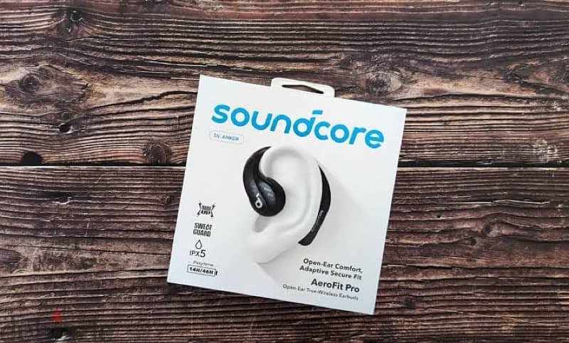 سماعة soundcore aerofit pro لونها اسود كسر زيرو بسعر ممتاز لسرعة البيع 1