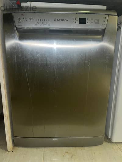 Silver dishwasher