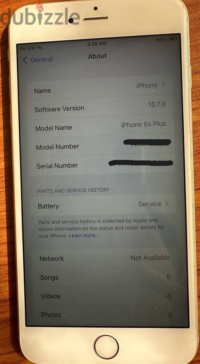 iPhone 6s Plus 64 GB White 3