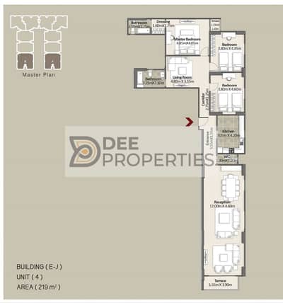 Apartment 219 m in Maruj Compound (Direct Club View)