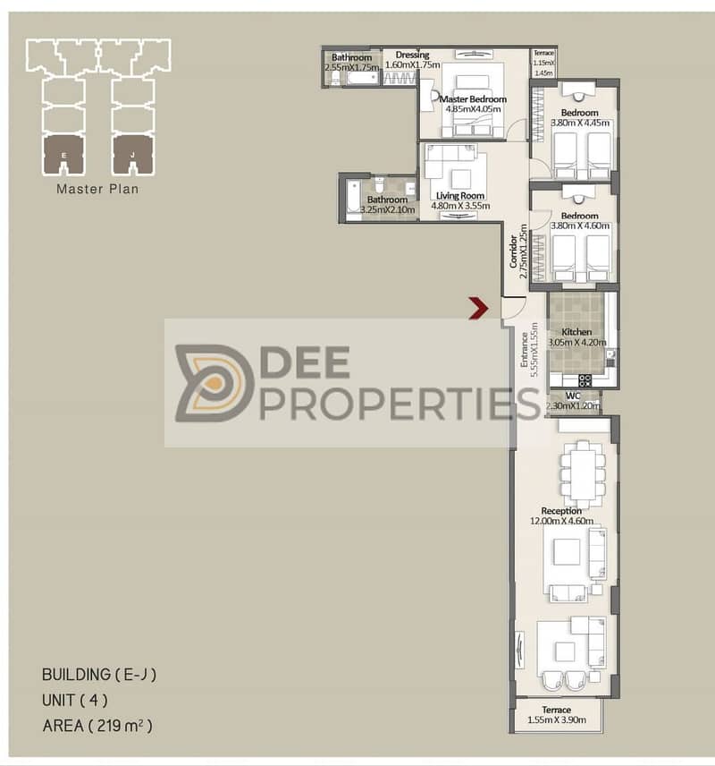 Apartment 219 m in Maruj Compound (Direct Club View) 0