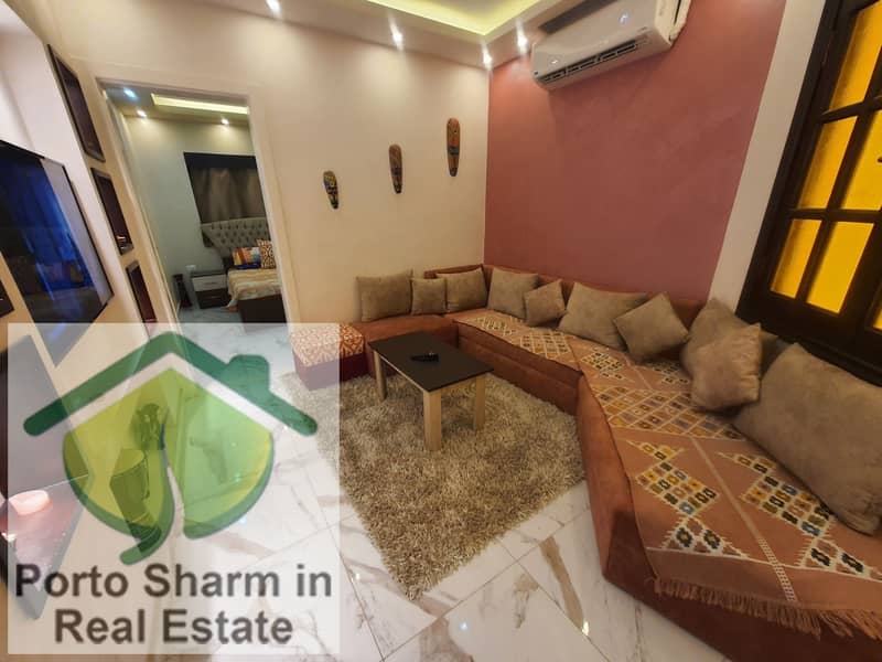 Cozy two bedrooms apartment next to the pool for sale in Dleta Sharm 0