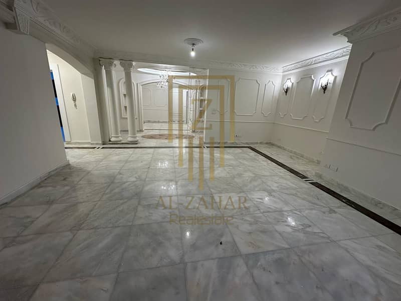 Apartment for sale in Al-Rehab, ground floor with garden, 207 meters 0