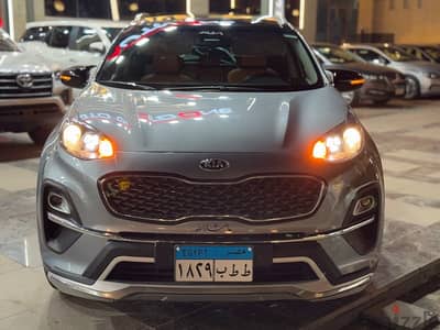 KIA SPORTAGE  HIGH LINE PLUS 2021 KM 43000 صيانات فابريكه