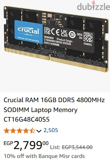 16GB DDR5 RAM 1