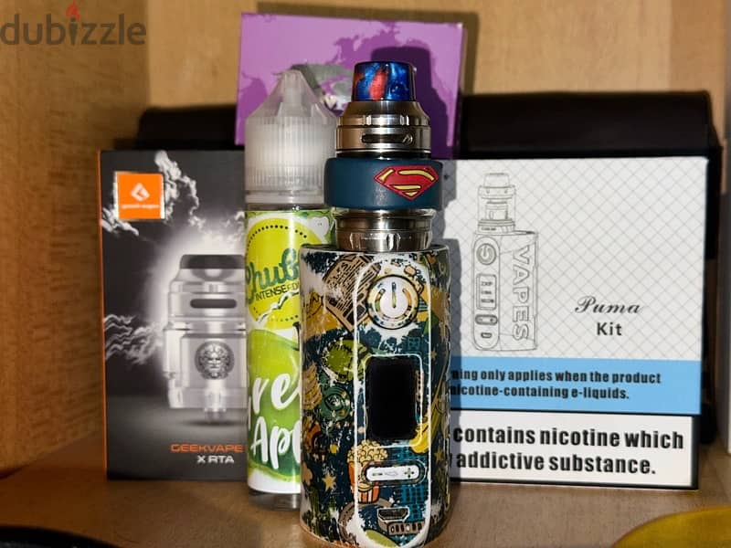 Vape puma 200w & Zues X tank 1