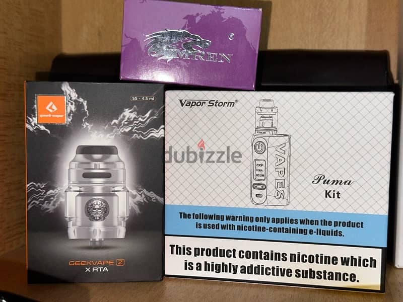 Vape puma 200w & Zues X tank 2