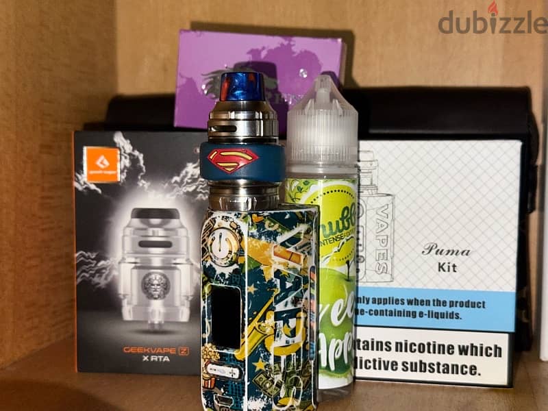 Vape puma 200w & Zues X tank 3