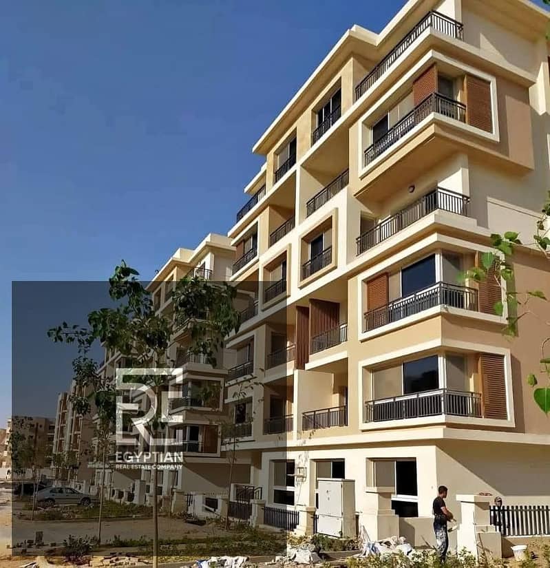 Apartment 139 m, 3 rooms, for sale, wall in wall, with Madinaty, in the heart of Mostakbal City 0