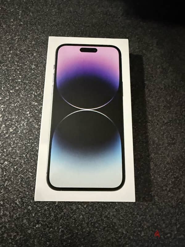 iphone 14 pro max 256 purple new with cover original leather 3