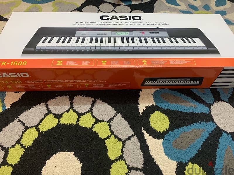 Casio CTK-1500 Digital Piano Keyboard 61 Keys 0