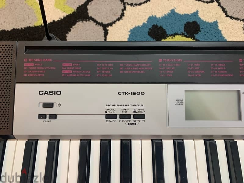 Casio CTK-1500 Digital Piano Keyboard 61 Keys 6