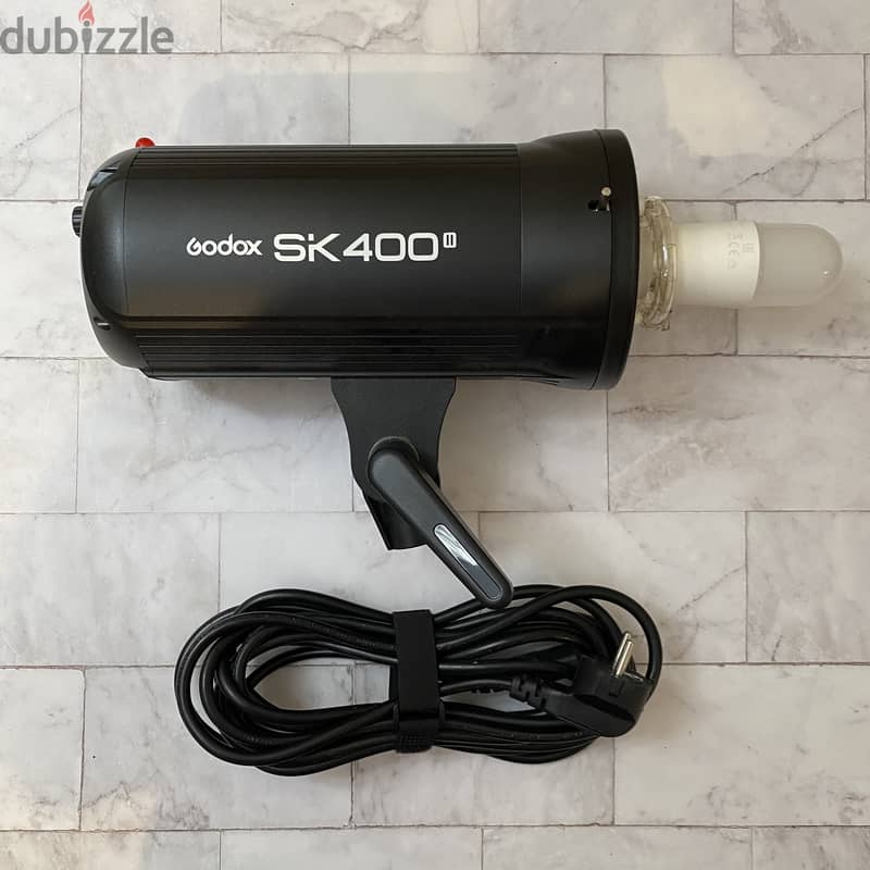 فلاش Godox SK400ii أداء جبار للاستوديو يعمل مع سوني وكانون ونيكون 0