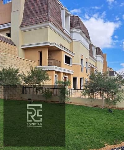 212 sqm villa for sale with the lowest down payment in Sarai Compound in the heart of New Cairo