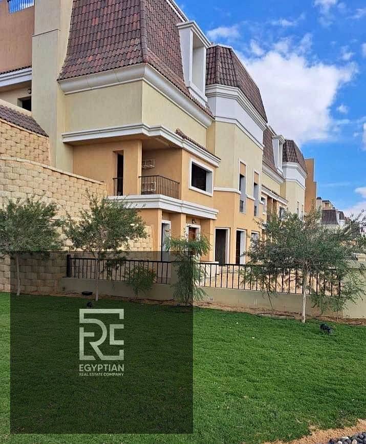 212 sqm villa for sale with the lowest down payment in Sarai Compound in the heart of New Cairo 0