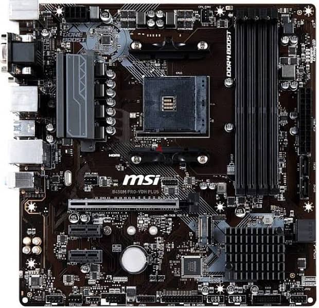 MSI PRO B450M PRO-VDH MAX mother board 1