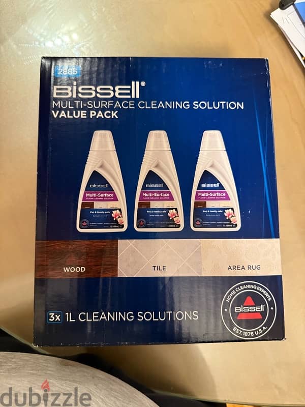 bissel cleaning solution formula 3 packs 1L * 3 1