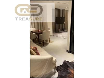 شقة بجاردن مفروشة مودرن للإيجار في ليك فيو ريزيدنس - Lake View Residence - التجمع الخامس