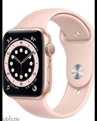 للبيع ساعه واتش سيريس 6 بحاله ممتازه  Apple watch series 6 jet 40 mm