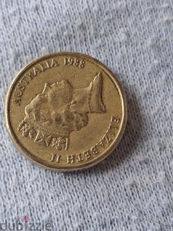 2 dollar australia  ٢ دولار استرالي 1988 5