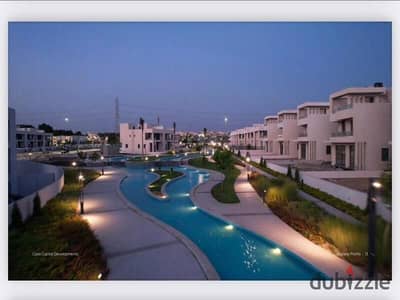 For sale villa Town House in Lake West 3 Compound elshiekh zayed waslet dahshur landscape view