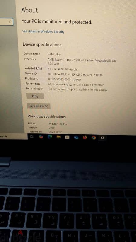 Hp Ryzen 5 G6 probook 1