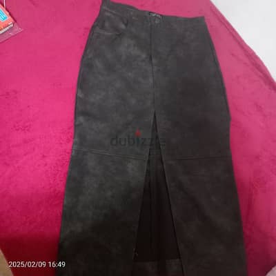 new  leather defacto skirt