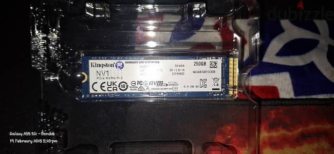 Kingston SSD M. 2 250GB